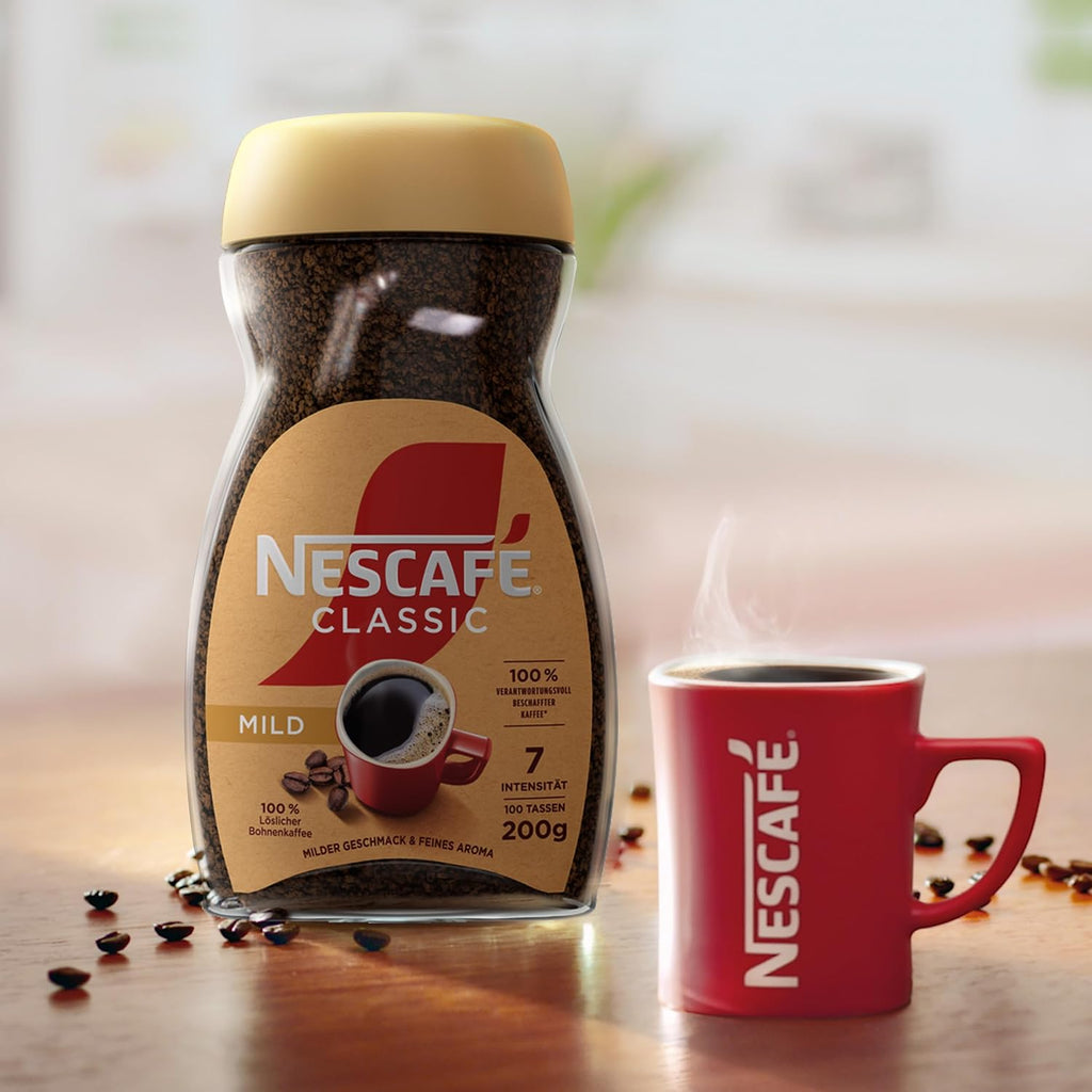 NESCAFÉ Classic Instant Kaffee kraeftiger Geschmack verschiedene Sorten