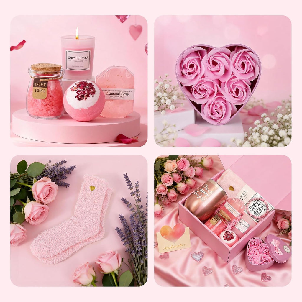 Geschenkset Entspannung fuer Frauen zum Geburtstag Valentinstag Muttertag