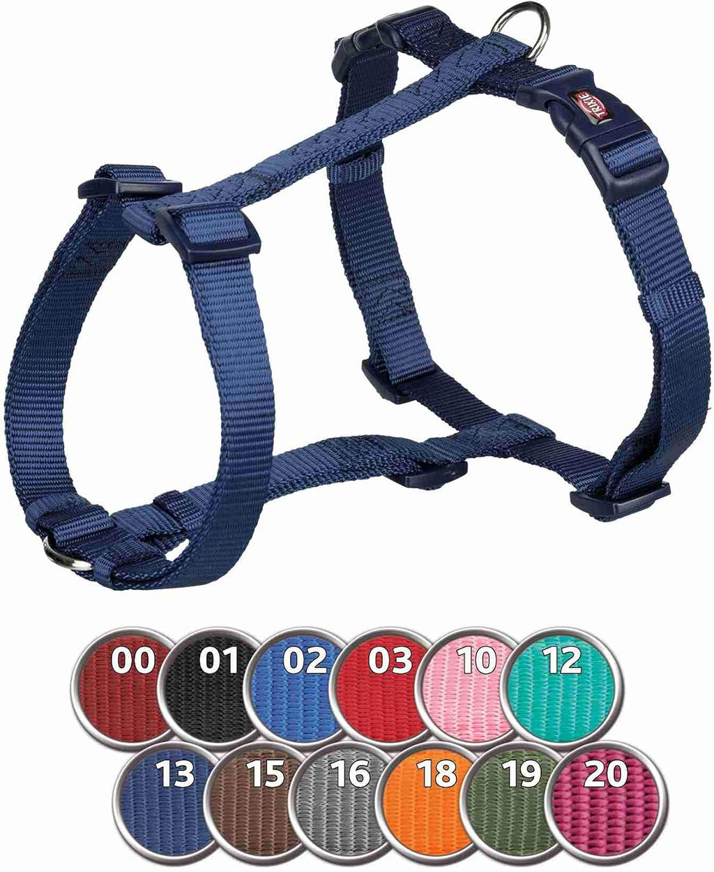 Trixie H-Geschirr XS-S 10 mm royalblau Brustumfang 30-44 cm 32cm-87cm