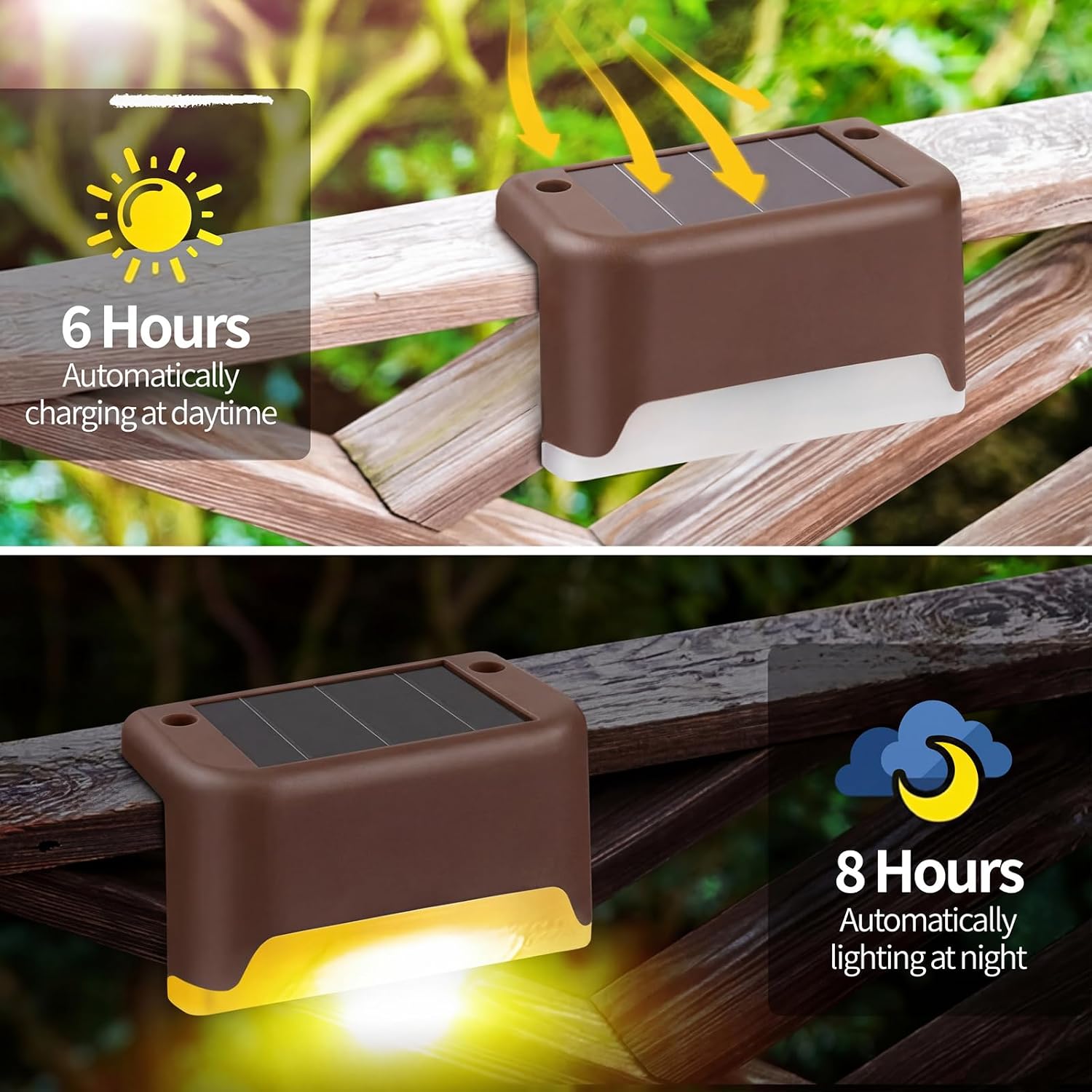 CNMTCCO Solarleuchten aussen 12er Set schwarz Warmweiss Garten Wegebeleuchtung