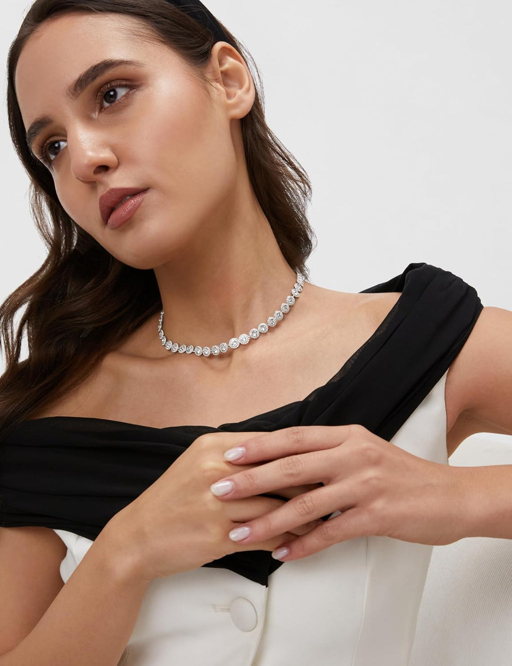 Swarovski Halskette Una Angelic Kollektion Schmuck zirkonia Damen