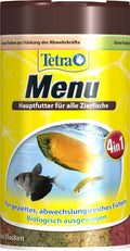Tetra Min Menu Fischfutter mit 4 Spezialflocken fuer Zierfische