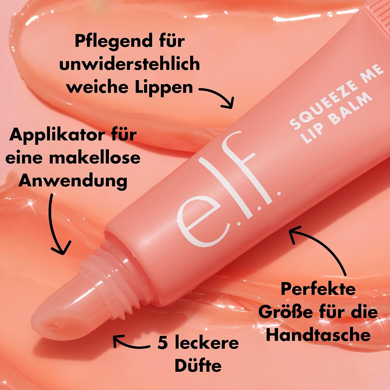 E.L.F. Squeeze Me Lip Balm Lippenbalsam Grape vegan tierversuchsfrei