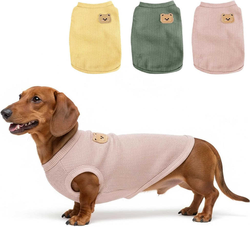 Hundeshirt atmungsaktiv fuer kleine Hunde Dackel Gr. M 2er Pack