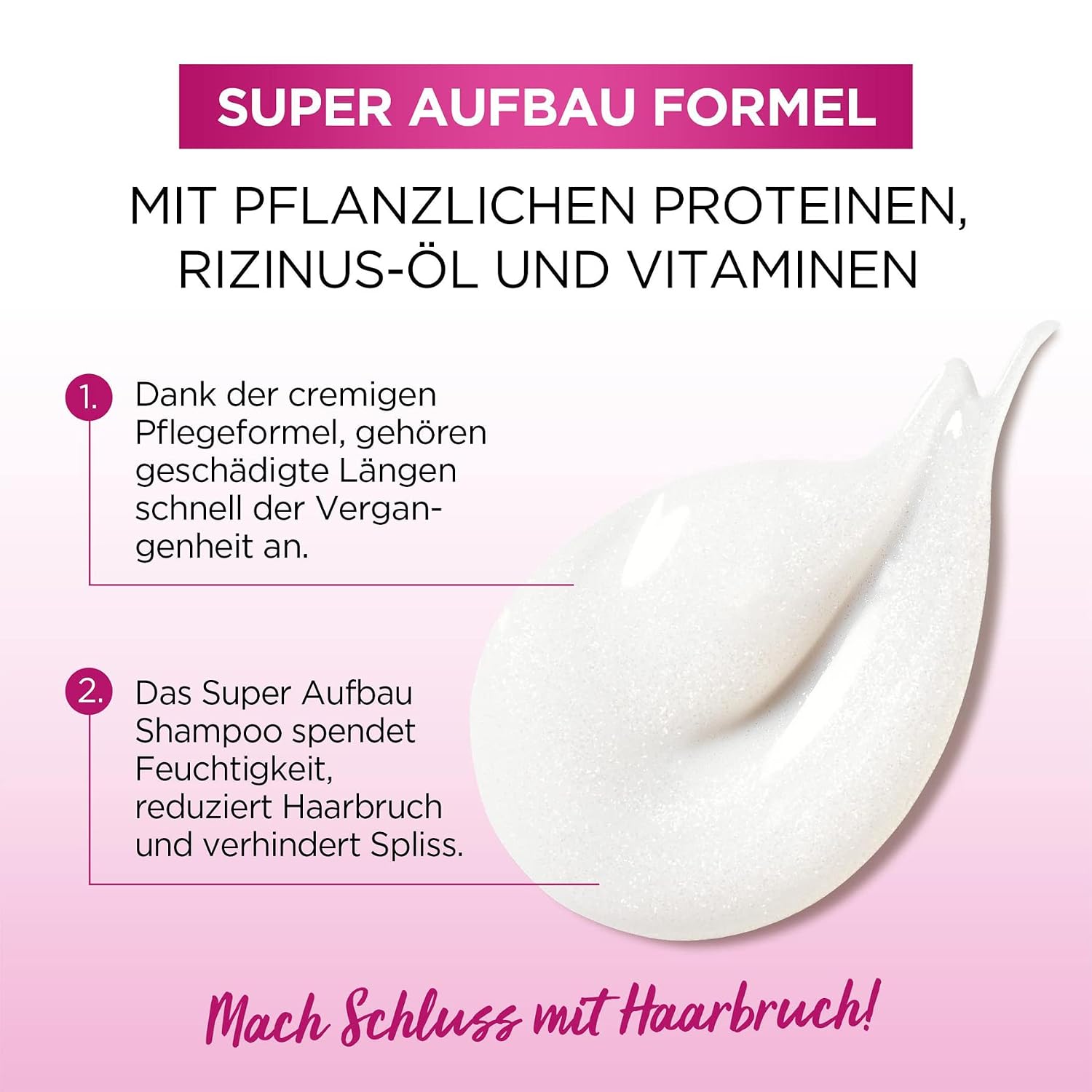 L’Oréal Paris Elvital Shampoo XXXL gegen Spliss fuer langes Haar