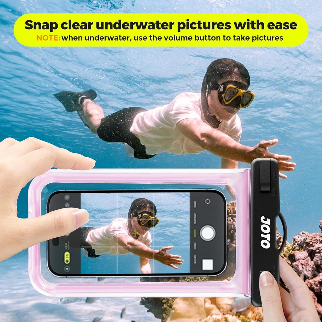JOTO wasserdichte Universal Handytasche bis 7" IPX8 Schutz fuer iPhone Galaxy Xia