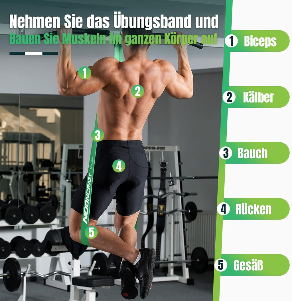 Resistance Bands Widerstandsband mit Tueranker und Handgriffen Fitness Yoga