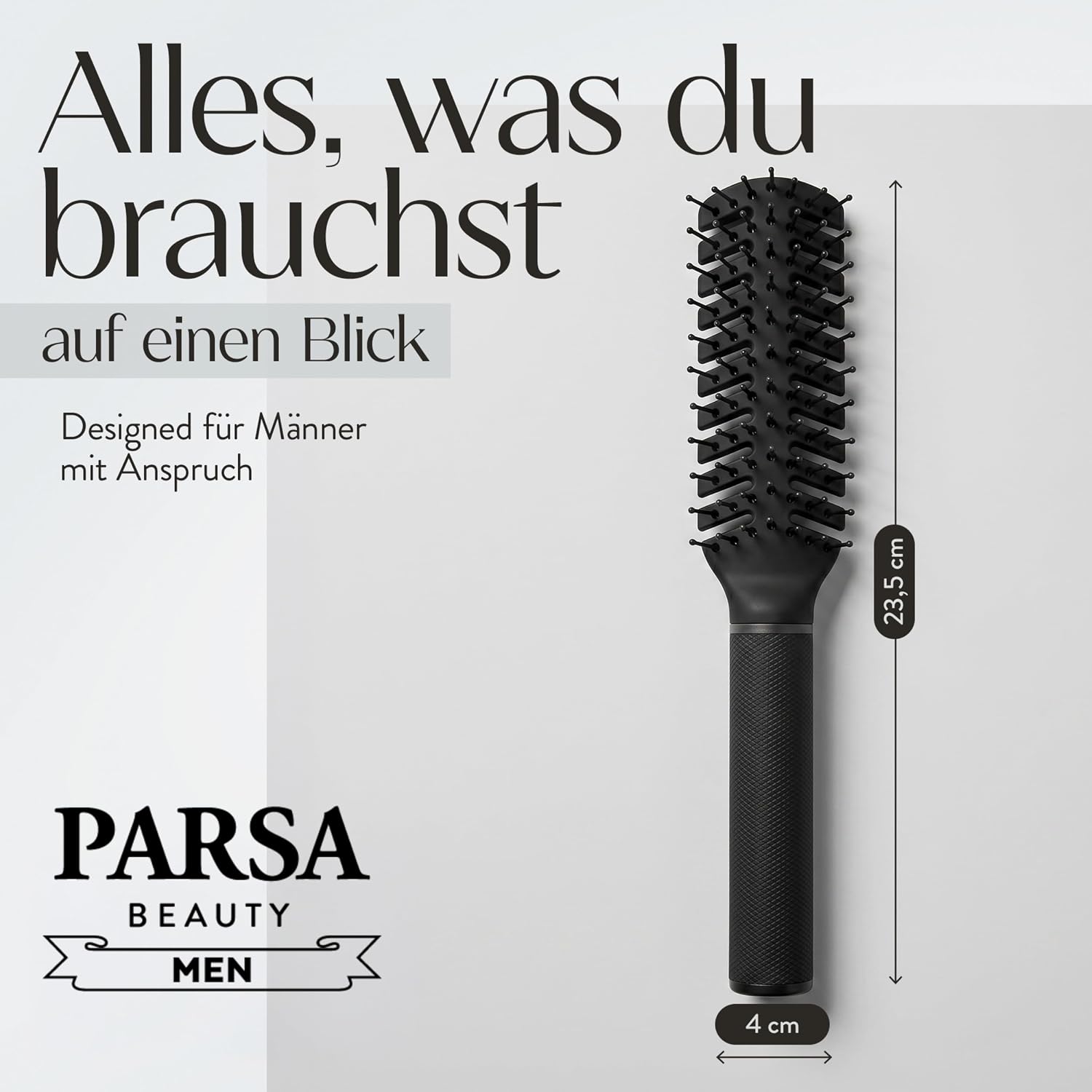 PARSA Men Profi Foehnbuerste antistatisch fuer alle Haartypen