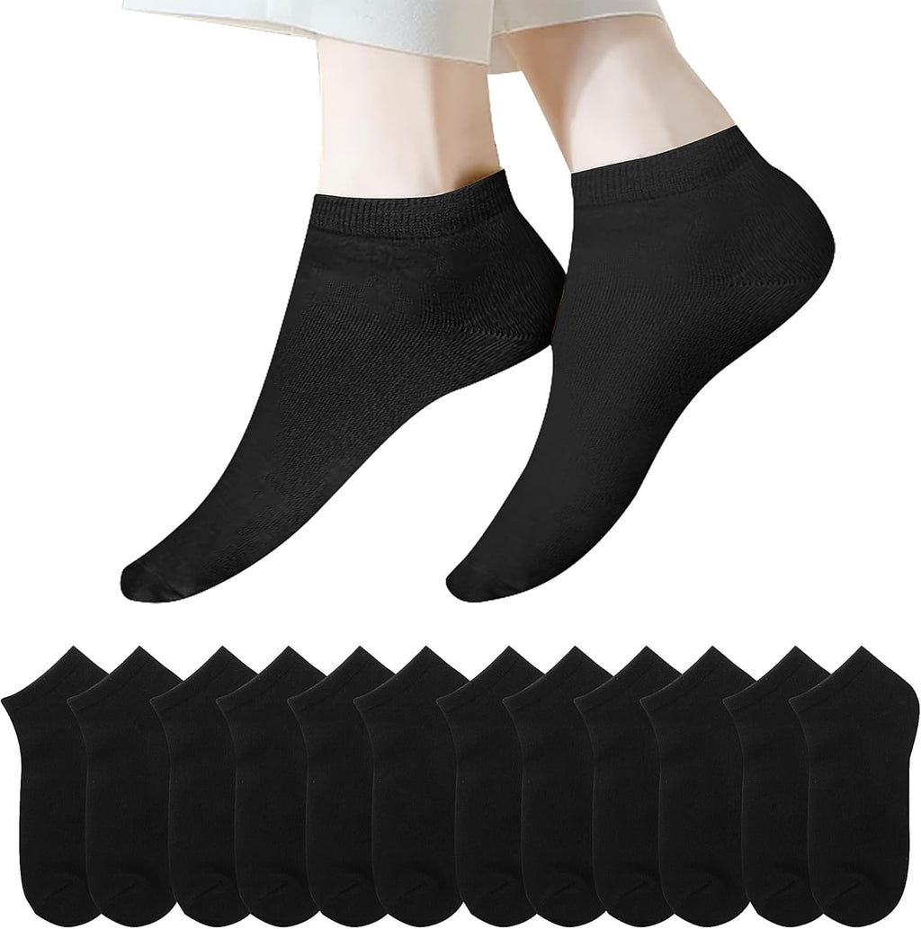 12 Paar Sneakersocken Kurz Unisex Baumwolle Groessen