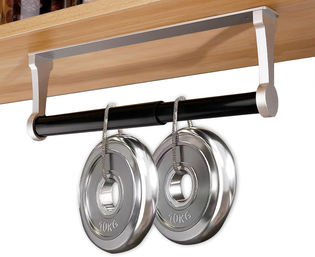 Kuechenrollenhalter Selbstklebend Aluminium schwarz Wandmontage ohne Bohren