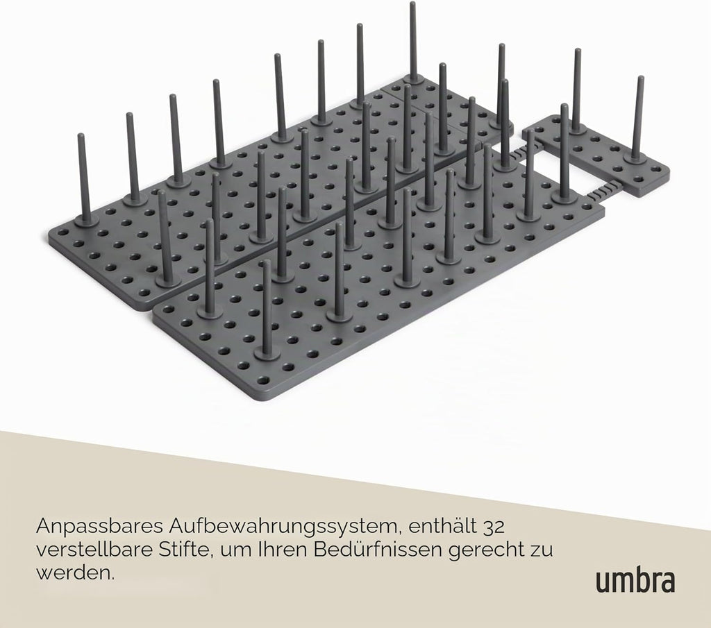 Kuechen Organizer Topf- und Pfannendeckelhalter verstellbar 10cm-21cm