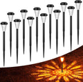 FIFlying Solar-Gartenlampen 6er Set Warmweiss 3000K IP65 LED Aussen 6cm
