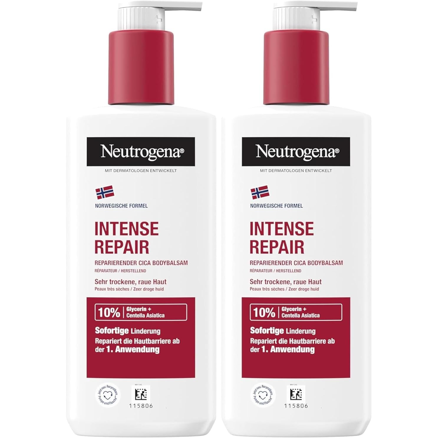 Neutrogena Norwegian Formula Cica Body Balm Pflege sehr trockene Haut