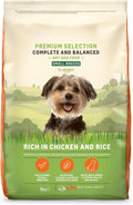 Hundefutter Adult kleines Rassen 3 kg Trockenfutter mit Huhn & Reis