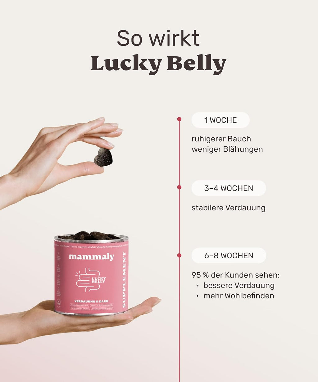 mammaly Lucky Belly Probiotika Hundeleckerlis fuer Magen und Darm
