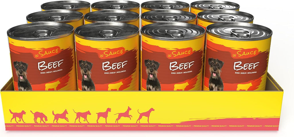 JosiDog Adult Nassfutter mit Wild in Sauce 12 x, verschiedene Sorten