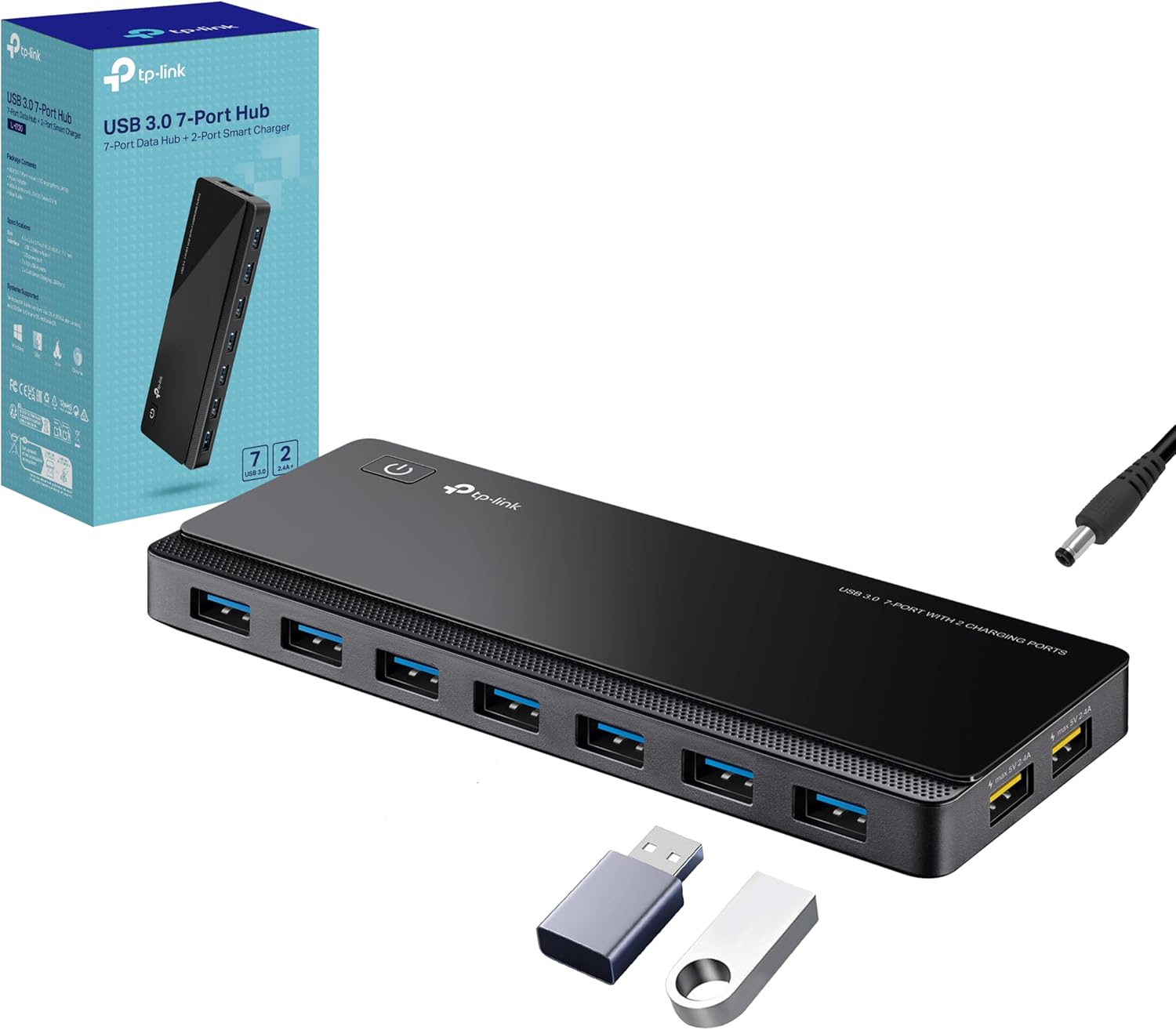 TP-Link UH700 7‑Port USB 3.0 Hub mit Netzteil USB-Verteiler