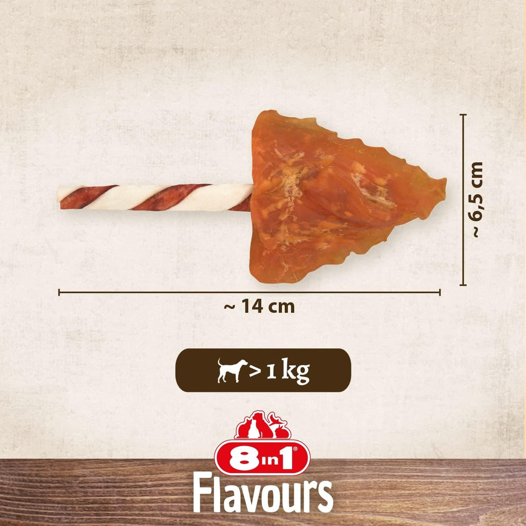 8in1 Triple Flavour Kaustangen Hund 113 g mit extra Fleisch