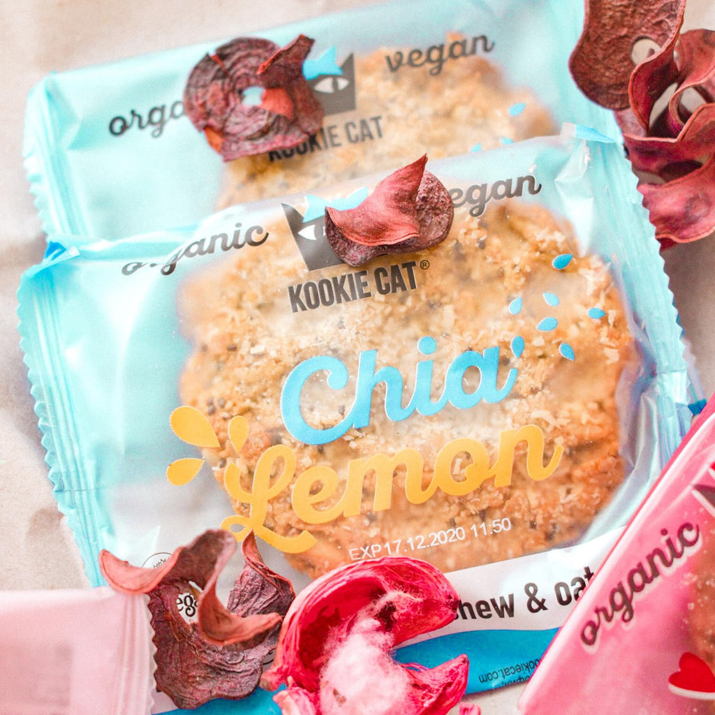 Kookie Cat Vanille Schokochip Cookies 12x50g vegan glutenfrei sojafrei bio versc