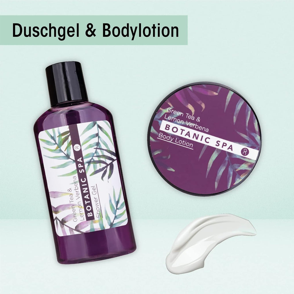 Accentra Badeset Olive Spa 4-teilig Damen Wellness Geschenkset Bade-Set