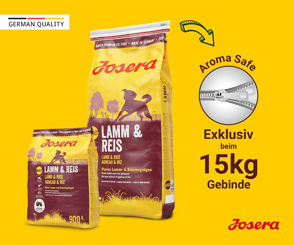 Josera Lamm & Reis Adult Trockenfutter weizenfrei, gut vertraeglich