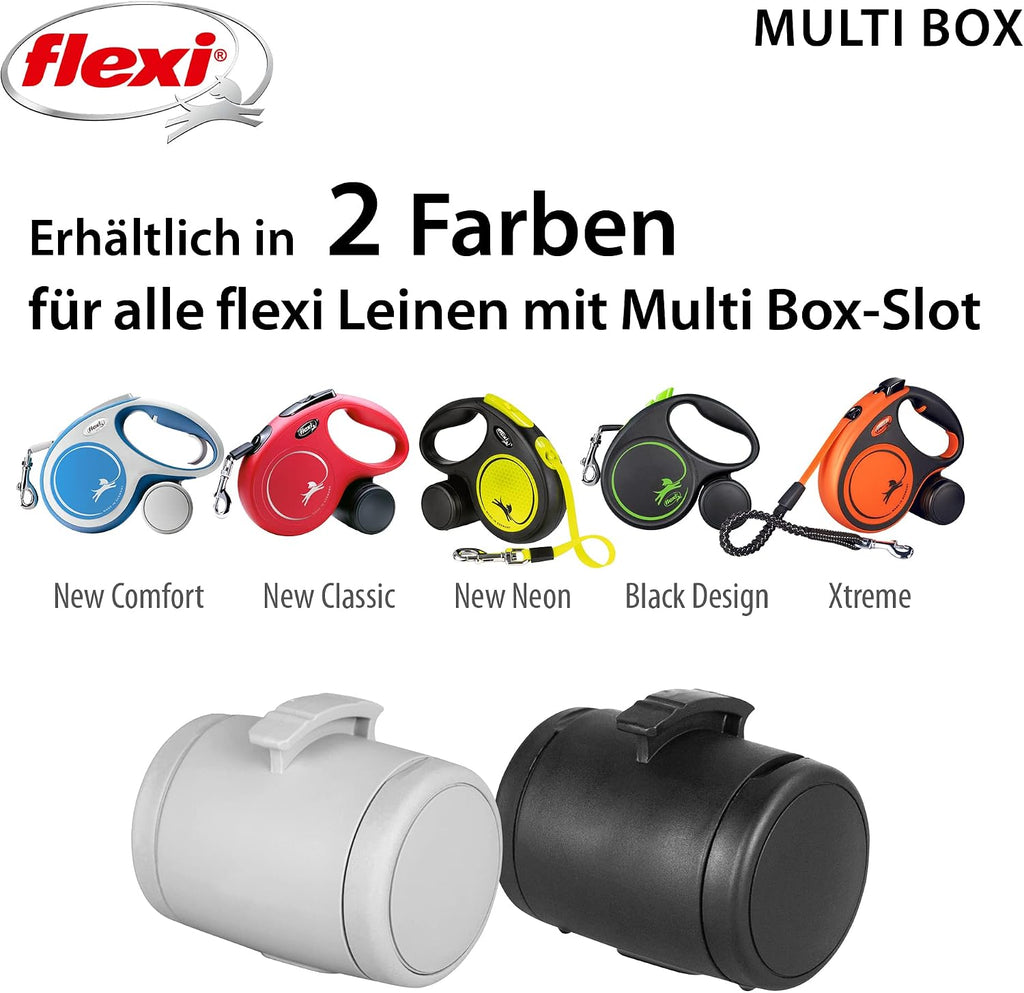 flexi Multi Box schwarz fuer Leckerli und Kotbeutel passend fuer Xtreme Comfort Cl
