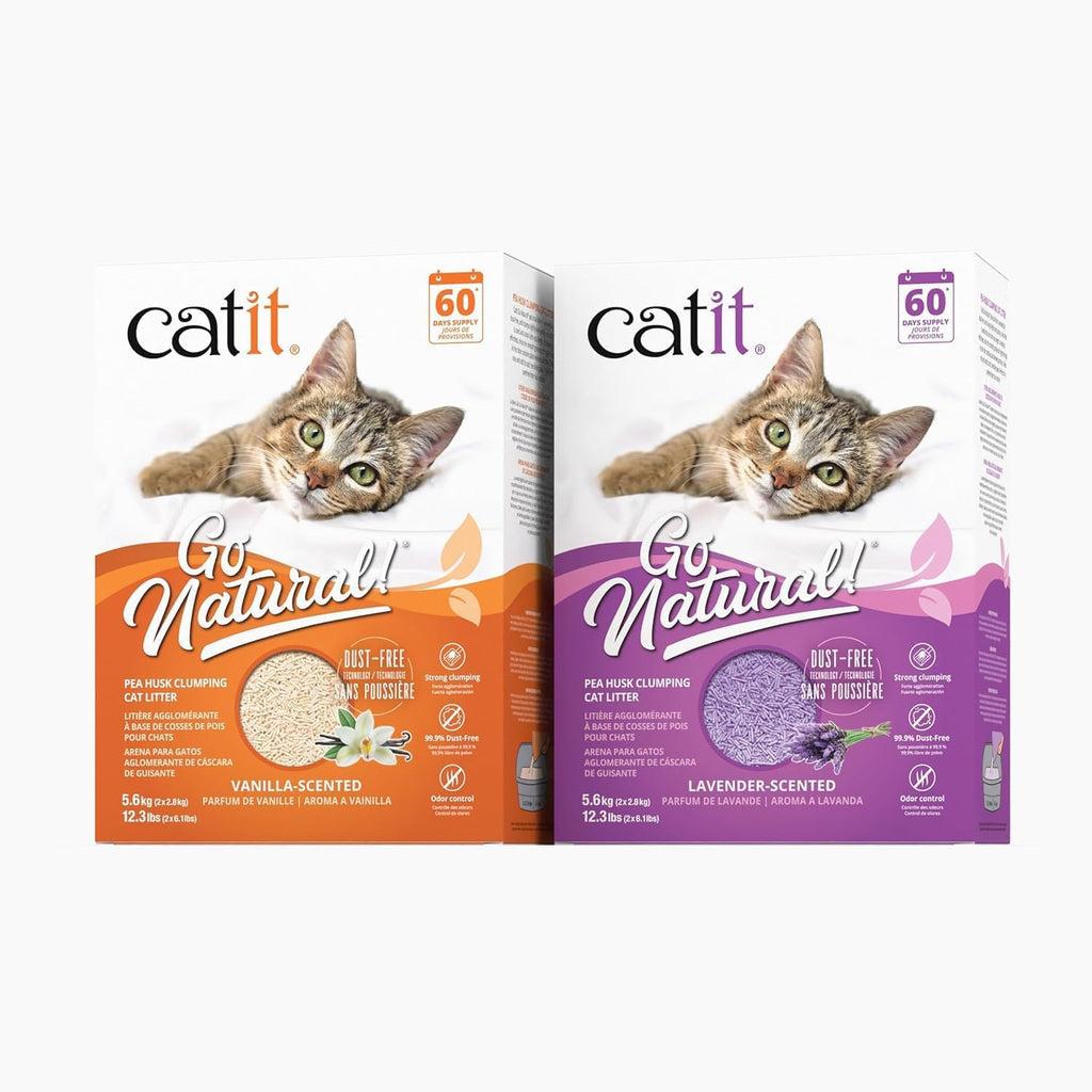Catit Go Natural Katzenstreu 2,8kg klumpend Lavendel verschiedene Sorten
