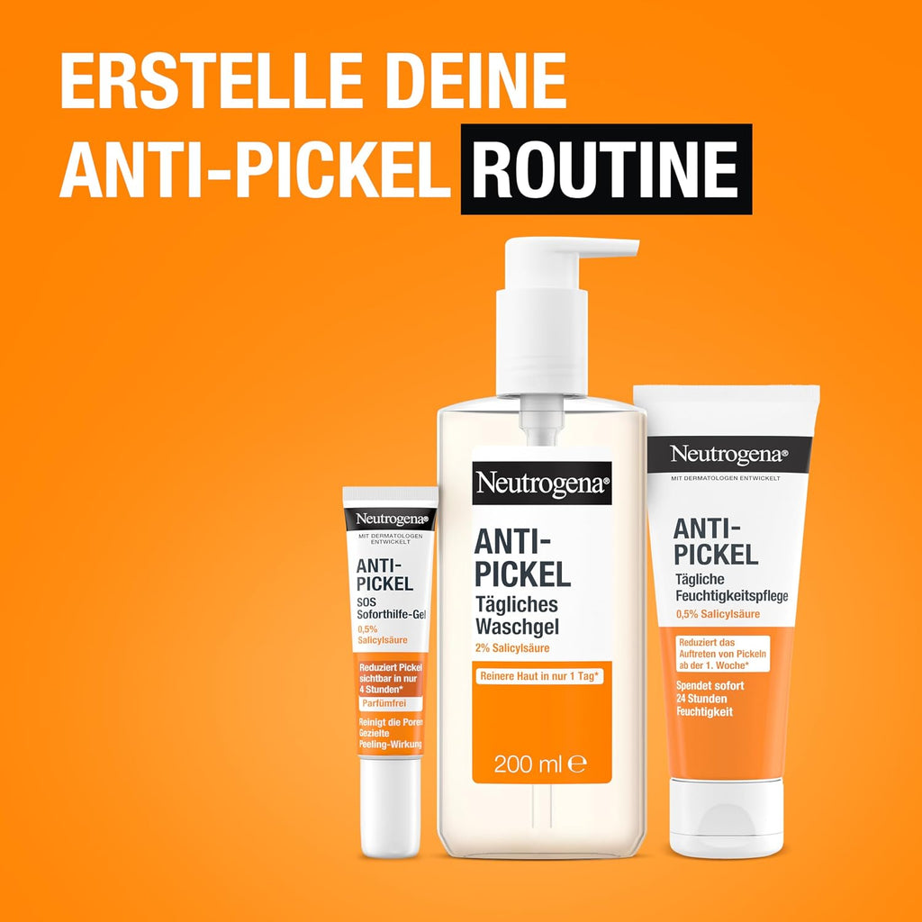 Neutrogena Feuchtigkeitscreme oelfrei 50 ml mit 0,5% Salicylsaeure gegen Pickel