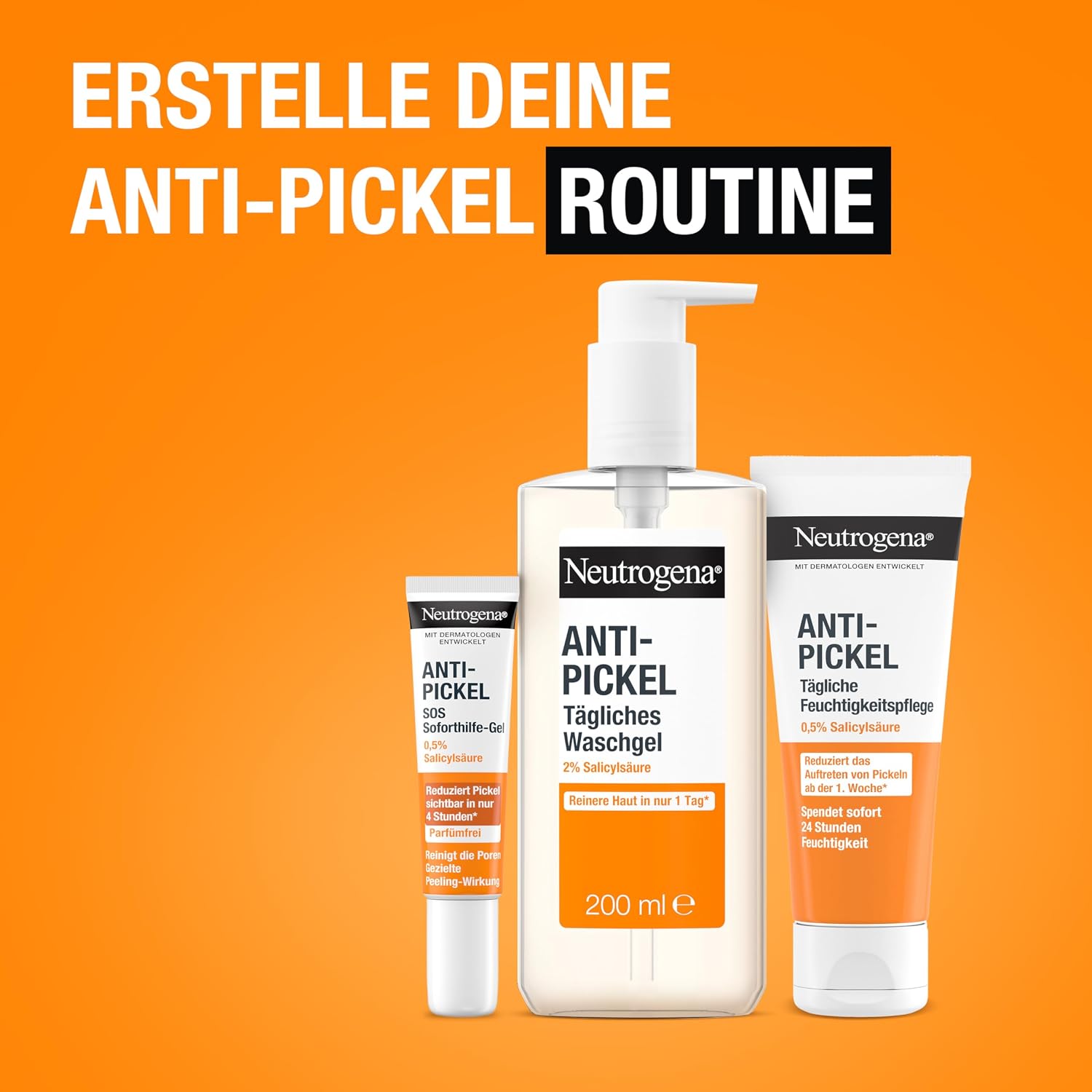 Neutrogena Feuchtigkeitscreme oelfrei 50 ml mit 0,5% Salicylsaeure gegen Pickel