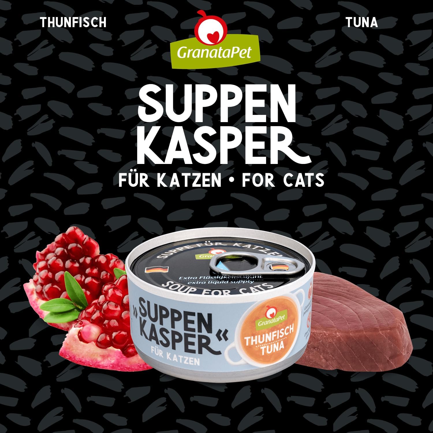 GranataPet Suppenkasper Multipack 6 Sorten 12x70ml Katzen-Suppe verschiedene Sor