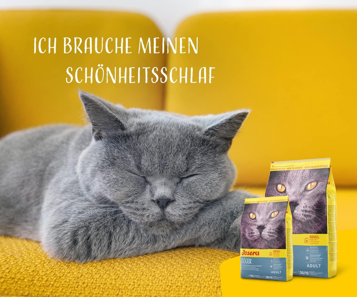 JOSERA Leger Katzenfutter Gefluegel fettarm proteinreich weizenfrei