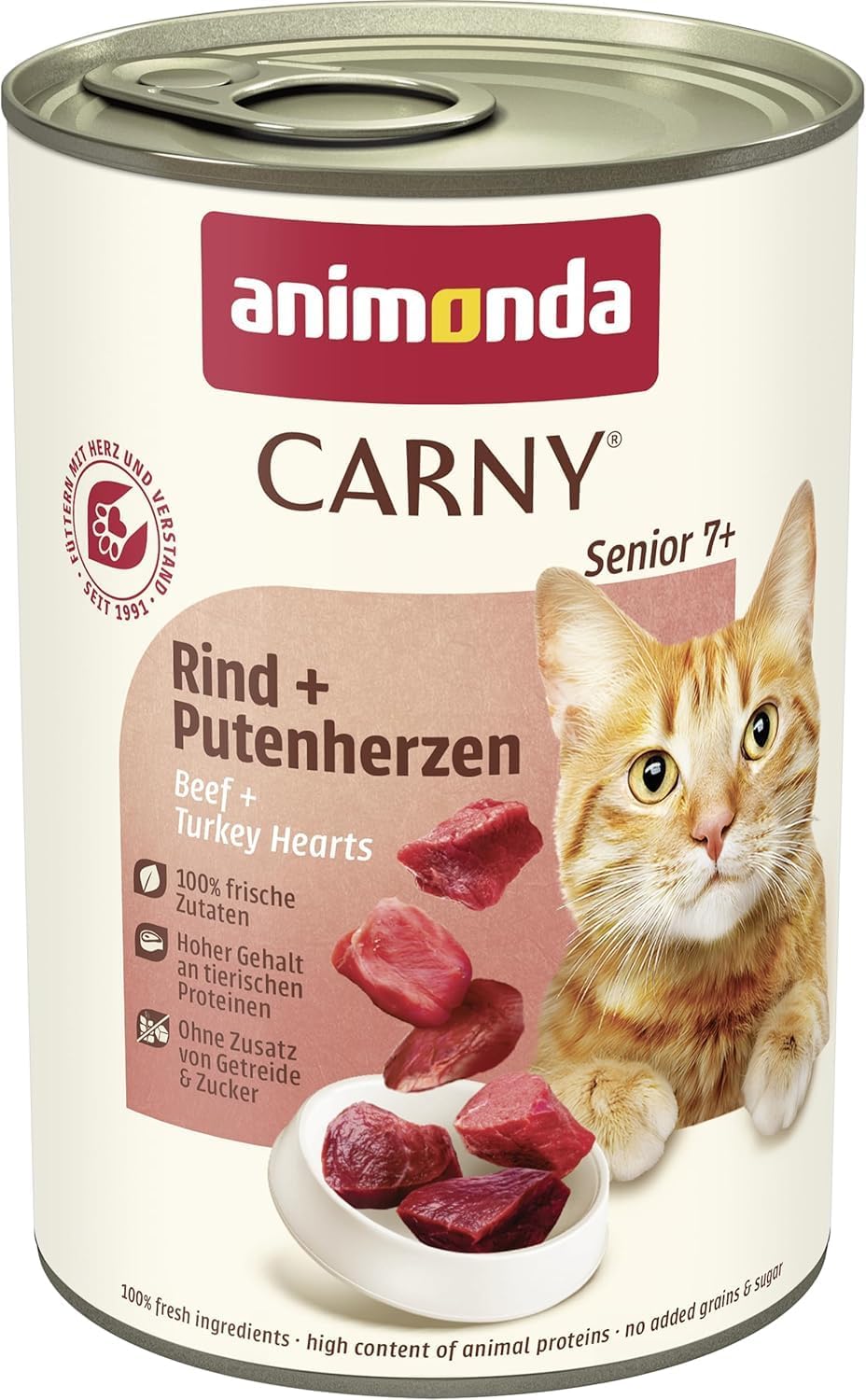 animonda Carny Senior Katzenfutter Rind Huhn Kaese Nassfutter verschie