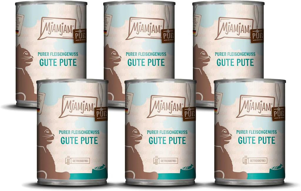 MjAMjAM Nassfutter Katze Huehnchen getreidefrei 6x400g