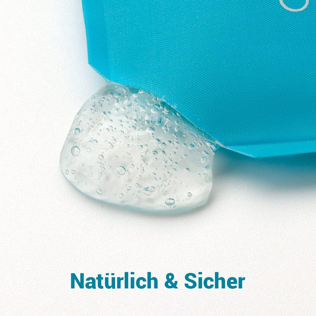 Comfytemp Kuehlpads Gel 7,5x11,5 cm 6er Set Wiederverwendbar Kalt-Warm