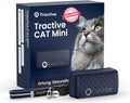 Tractive CAT Mini GPS Tracker Katzen Halsband Braun mit Live-Ortung