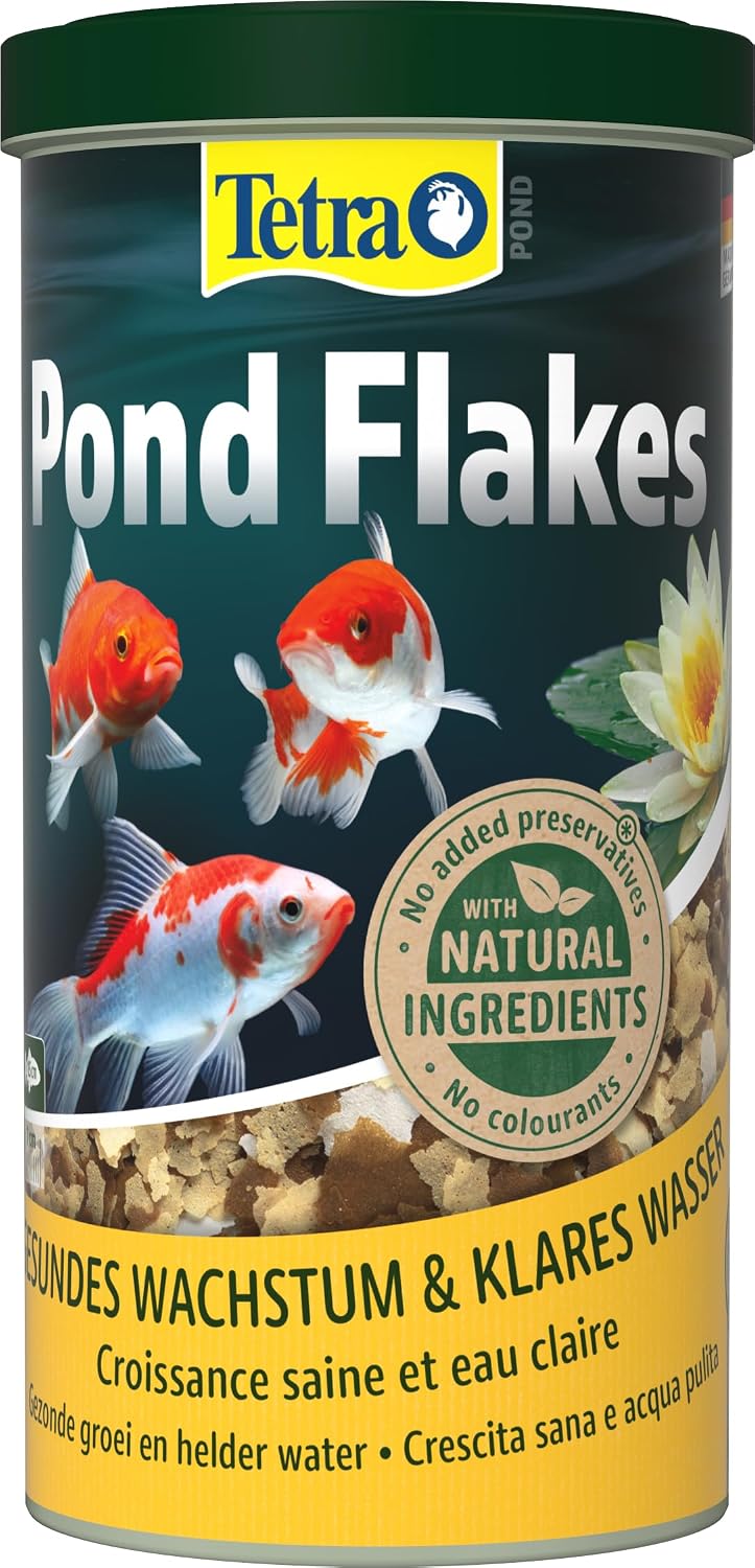 Tetra Pond Flakes Fischfutter Flocken fuer junge Teichfische
