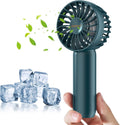 VEMONT Handventilator USB wiederaufladbar 3 Geschwindigkeiten tragbar batteriebe