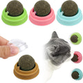 4er Set Katzenminze Spielbälle drehbar | Catnip Balls für Katzen