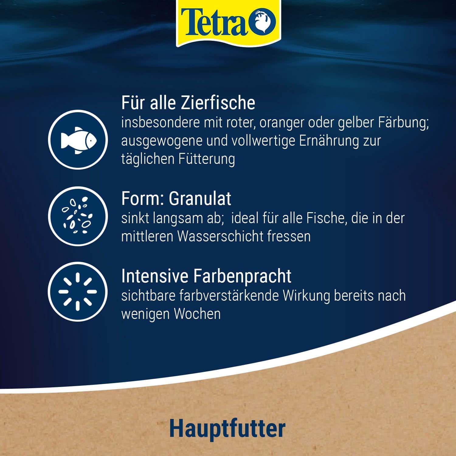 Tetra Rubin Granules Fischfutter 250 ml Granulat Farbverstaerker