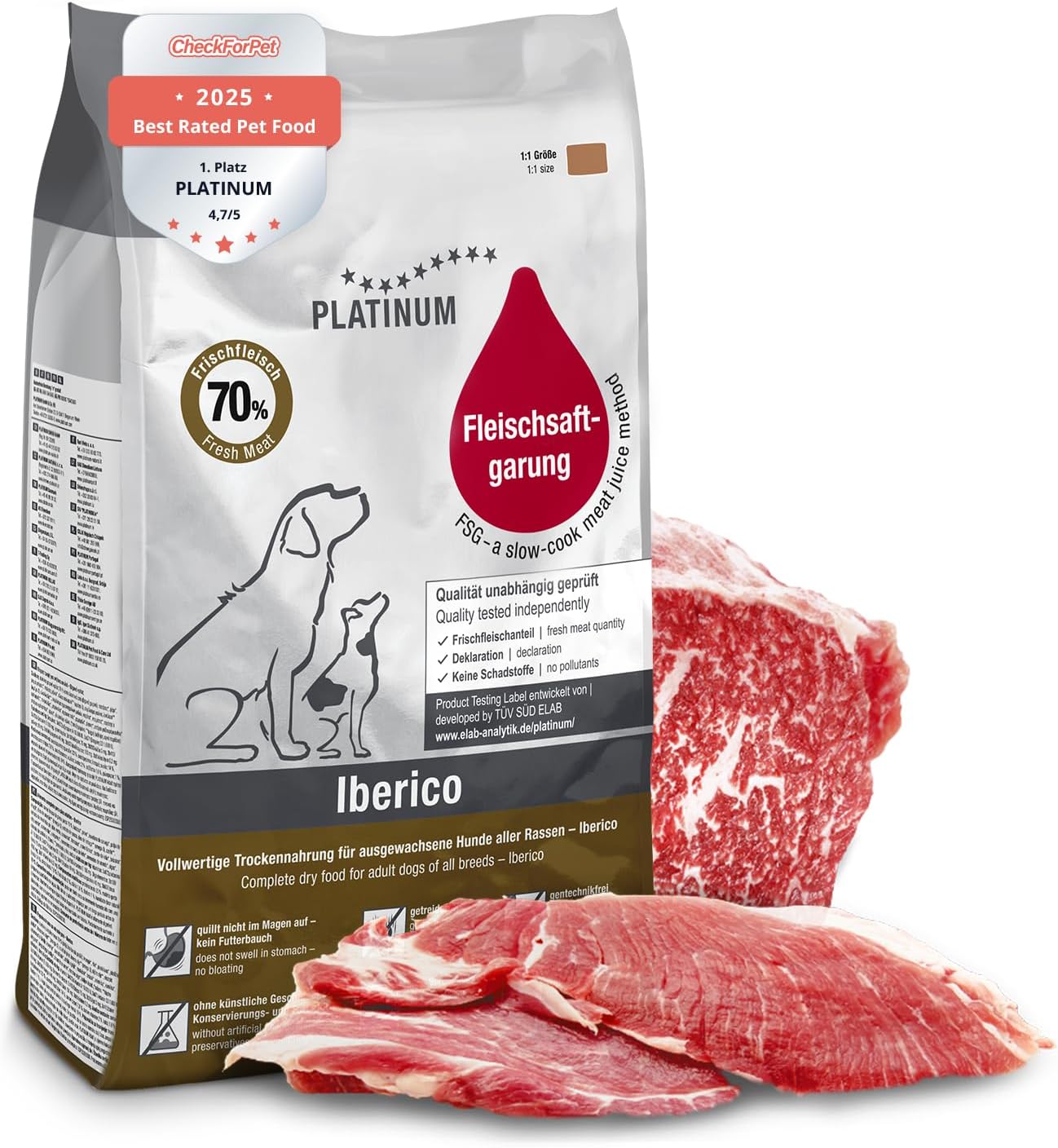 Alle Hunderassen Trockenfutter Iberico Adult Hauptprotein 5kg