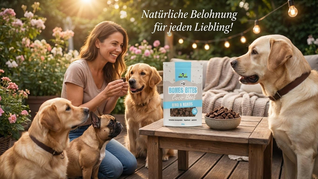Bones Bites Coco’Beef Hundeleckerlis 84% Rind mit Kokos Monoprotein
