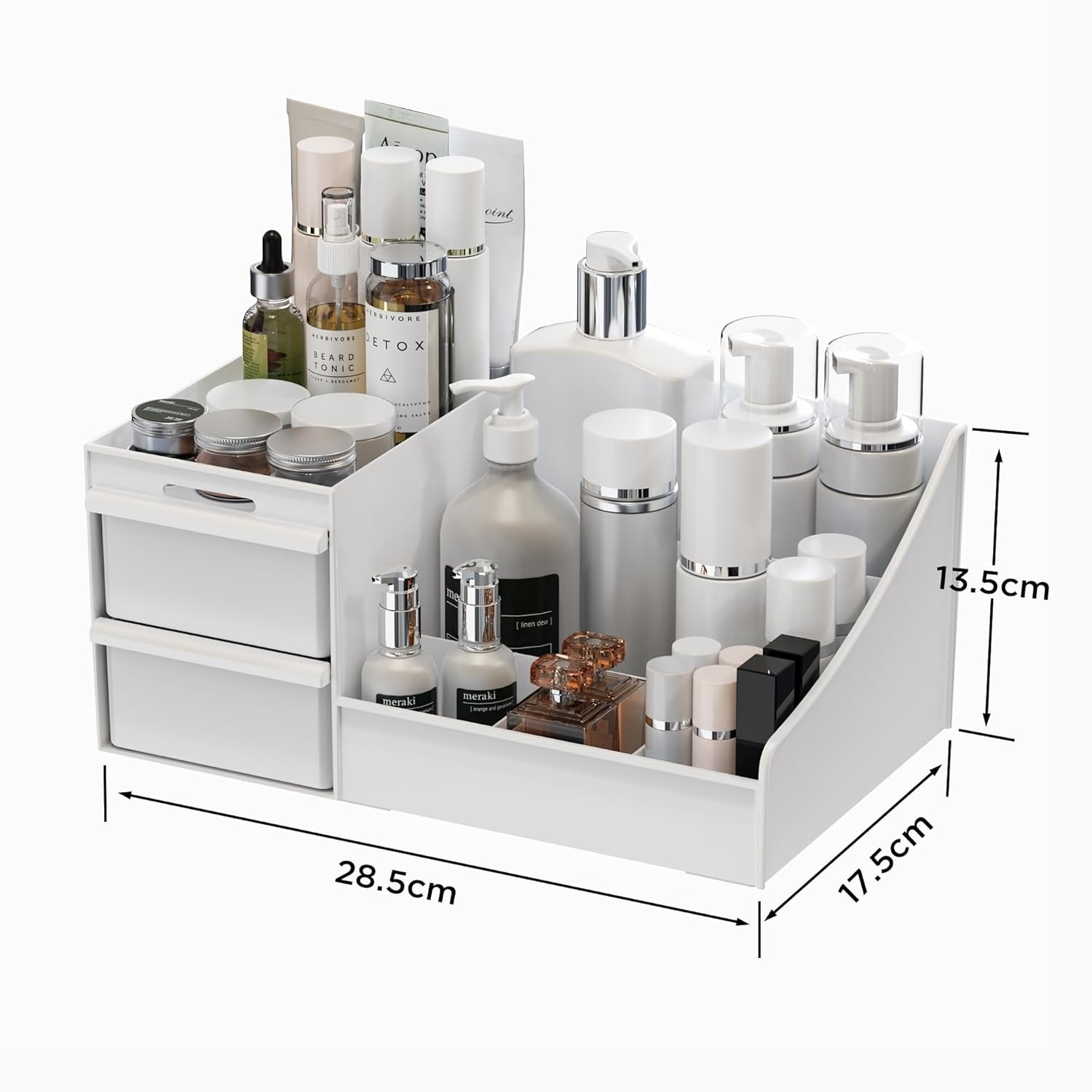 Grosser Make-up Organizer mit Schubladen Kosmetik Aufbewahrungsbox