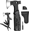 Multitool 16-in-1 Camping Survival Werkzeug Zange Axt Klappmesser Edelstahl schw
