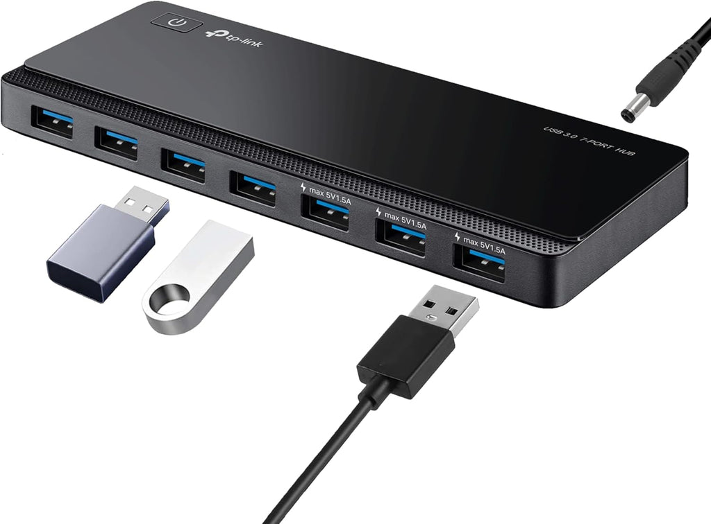 TP-Link UH700 7‑Port USB 3.0 Hub mit Netzteil USB-Verteiler