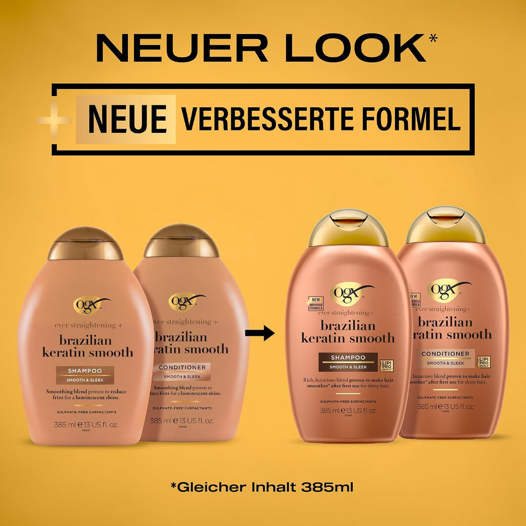 OGX Brazilian Keratin Smooth Shampoo Kokos Avocado