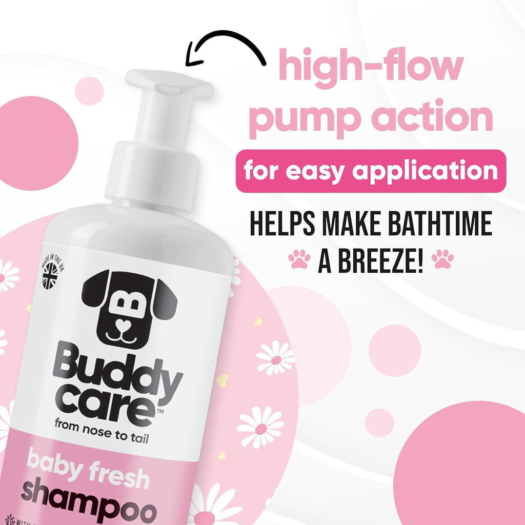 Buddycare 2in1 Hundeshampoo Conditioner fuer alle Rassen, verschiede