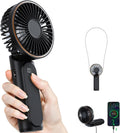 Mini Ventilator tragbar 4000mAh 180° verstellbar 6 Stufen mit Powerbank LED-Disp