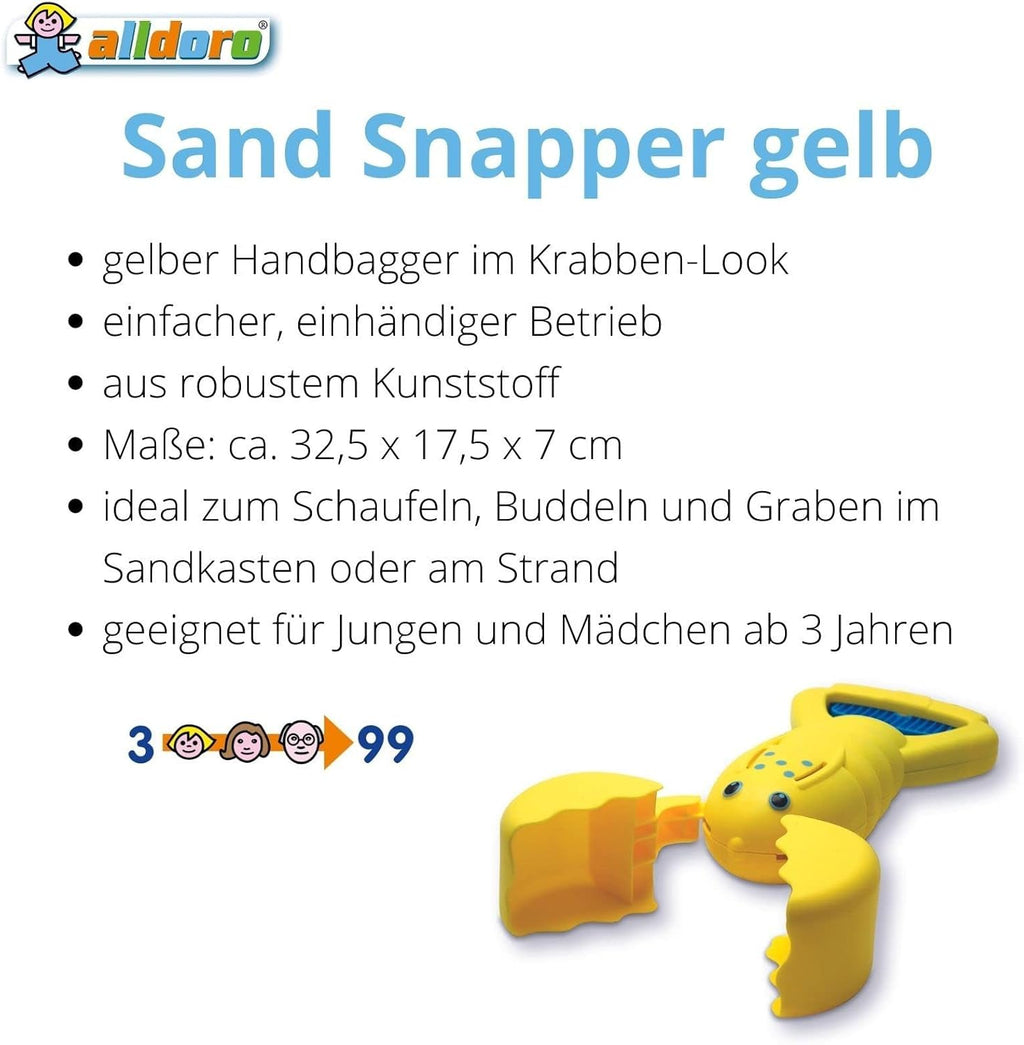 Hummer Sandgreifer 34 cm Sandspielzeug fuer Kinder Strandspielzeug