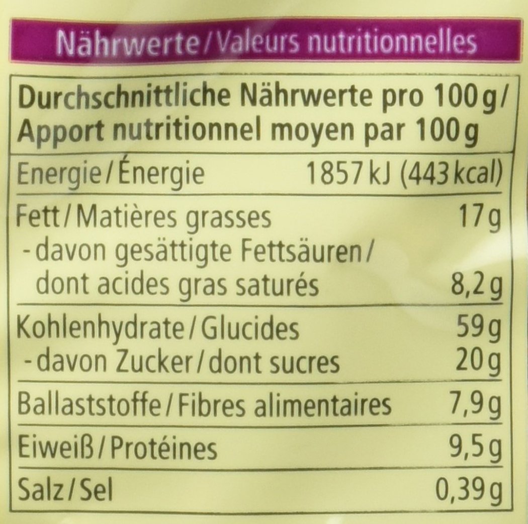 Bio Hafer Crunchy Schoko Knuspermuesli verschiedene Sorten