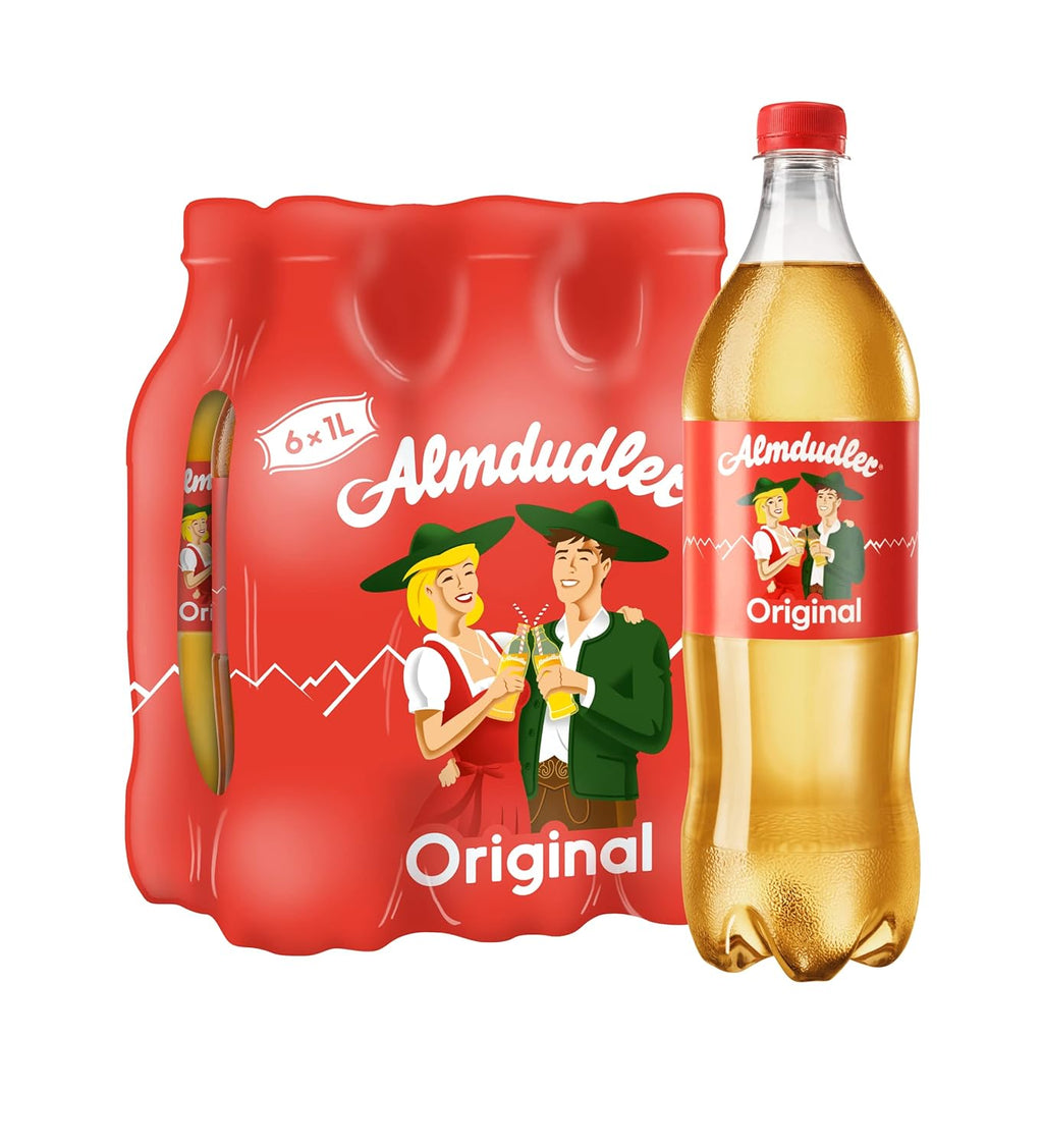 Almdudler zuckerfrei Alpenkraeuter Limonade 6 x, verschiedene Sorten